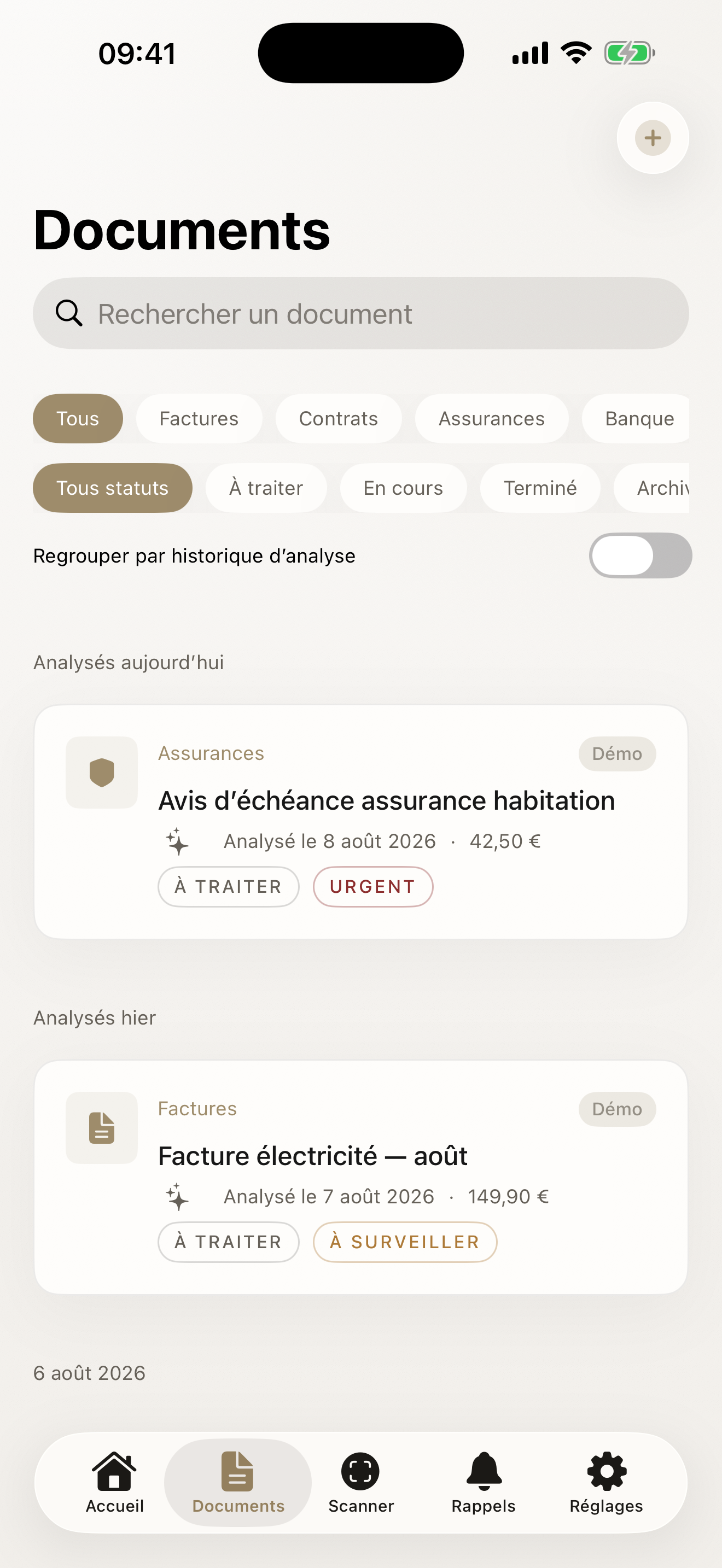Clarity – Assistant Courrier screenshot 4