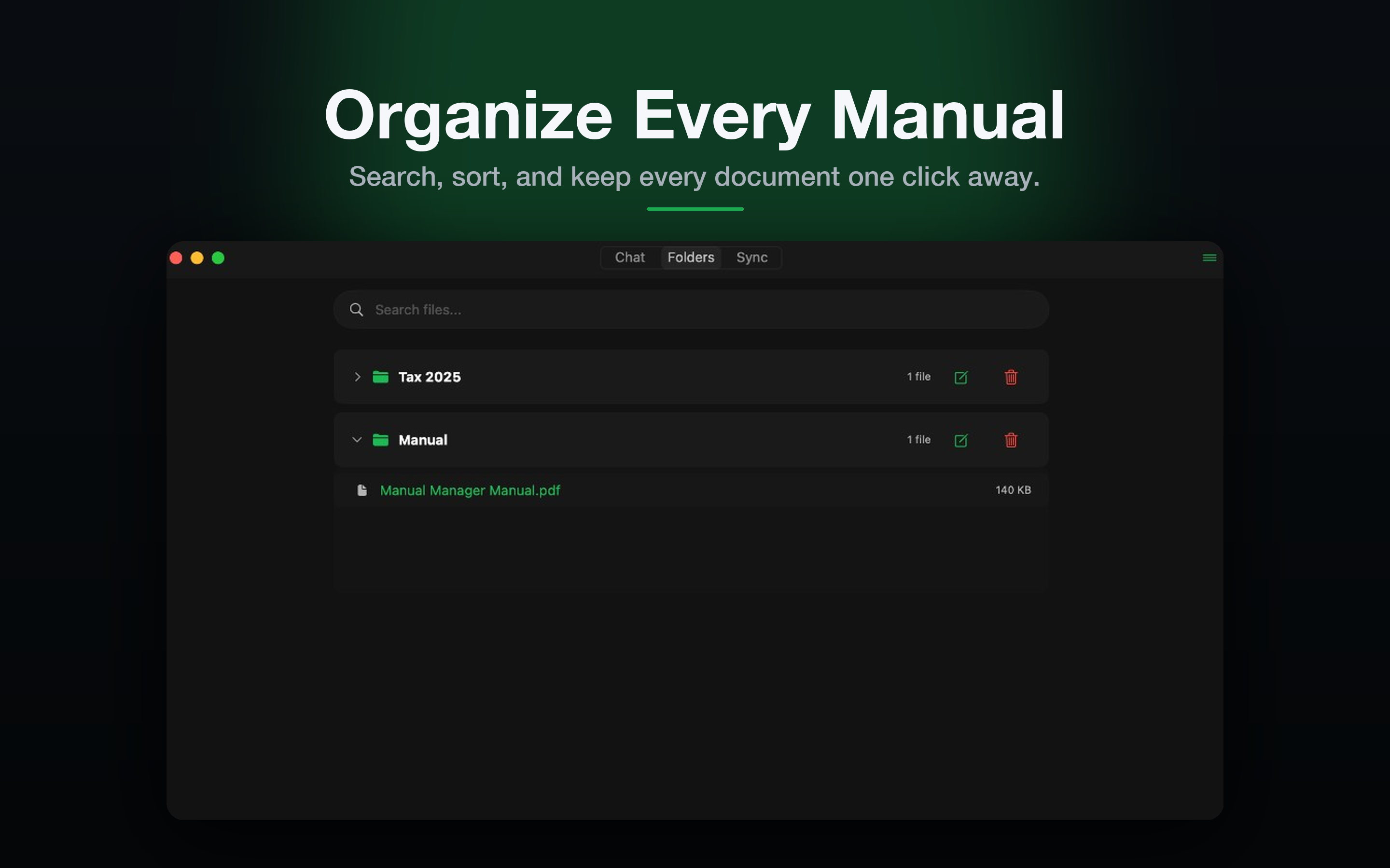 Manual Manager