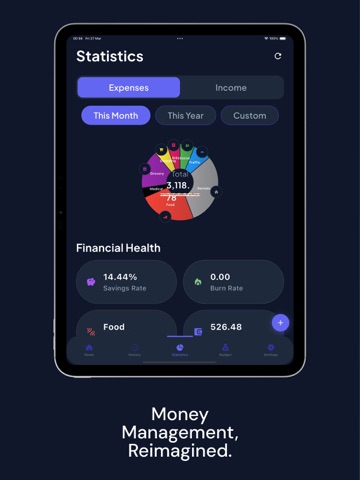 J-Finance: AI Speed Track iPad screenshot