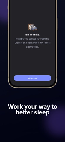 Bed time app blocker : Malko Screenshot 5 of 5