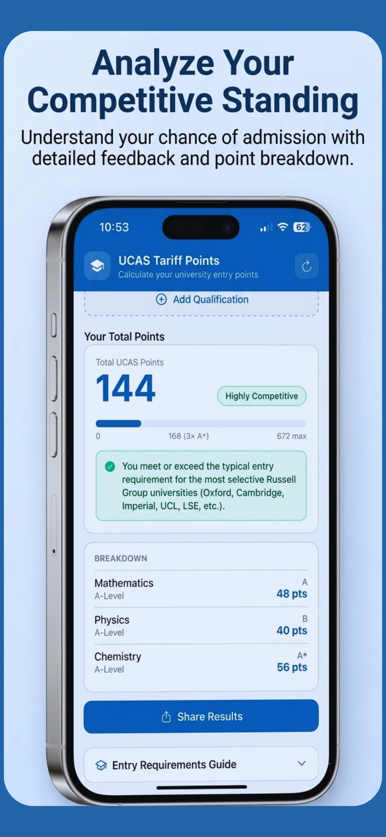 UCAS Calculator screenshot 4