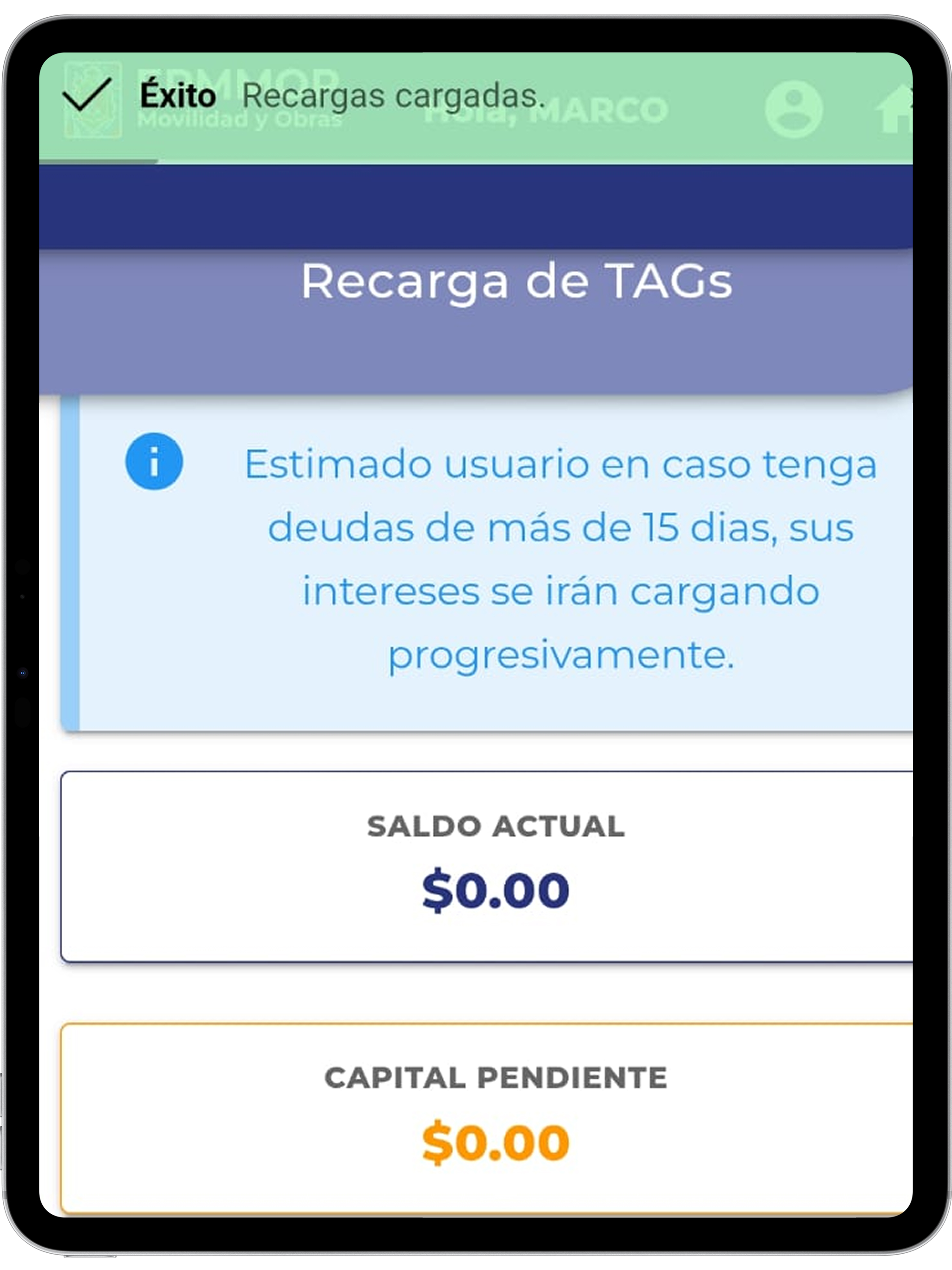 Peaje Guayasamín Quito screenshot 9