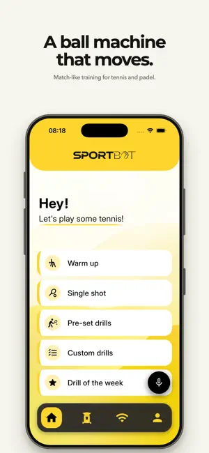 Sportbot screenshot 1
