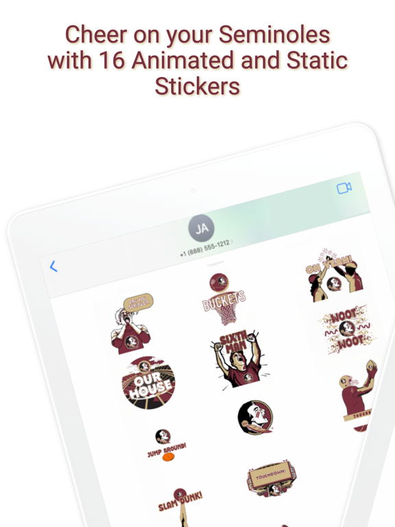 Screenshot #5 pour Seminoles Sticker Pack 2024