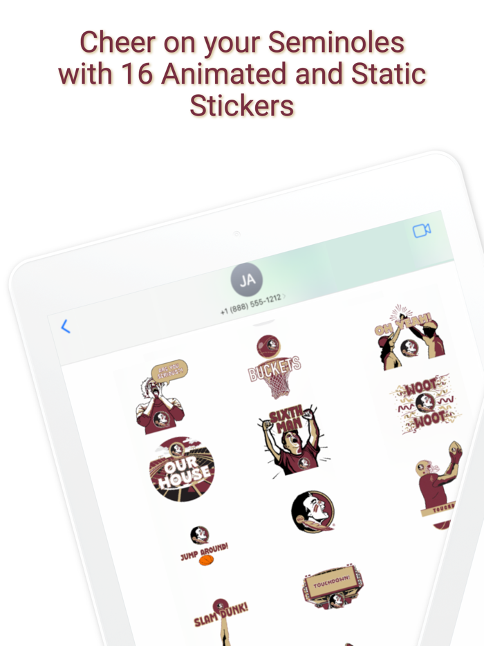 Seminoles Sticker Pack 2024