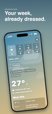 WearAdvisor Screenshot 1 of 8