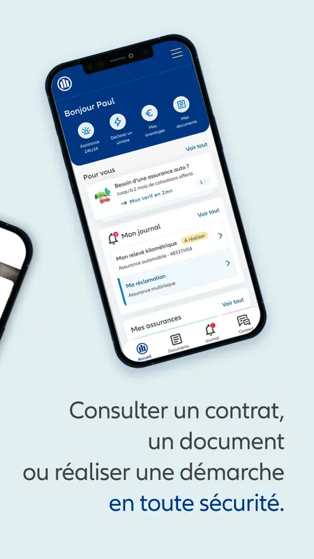 Mon Allianz mobile screenshot 2 of 2
