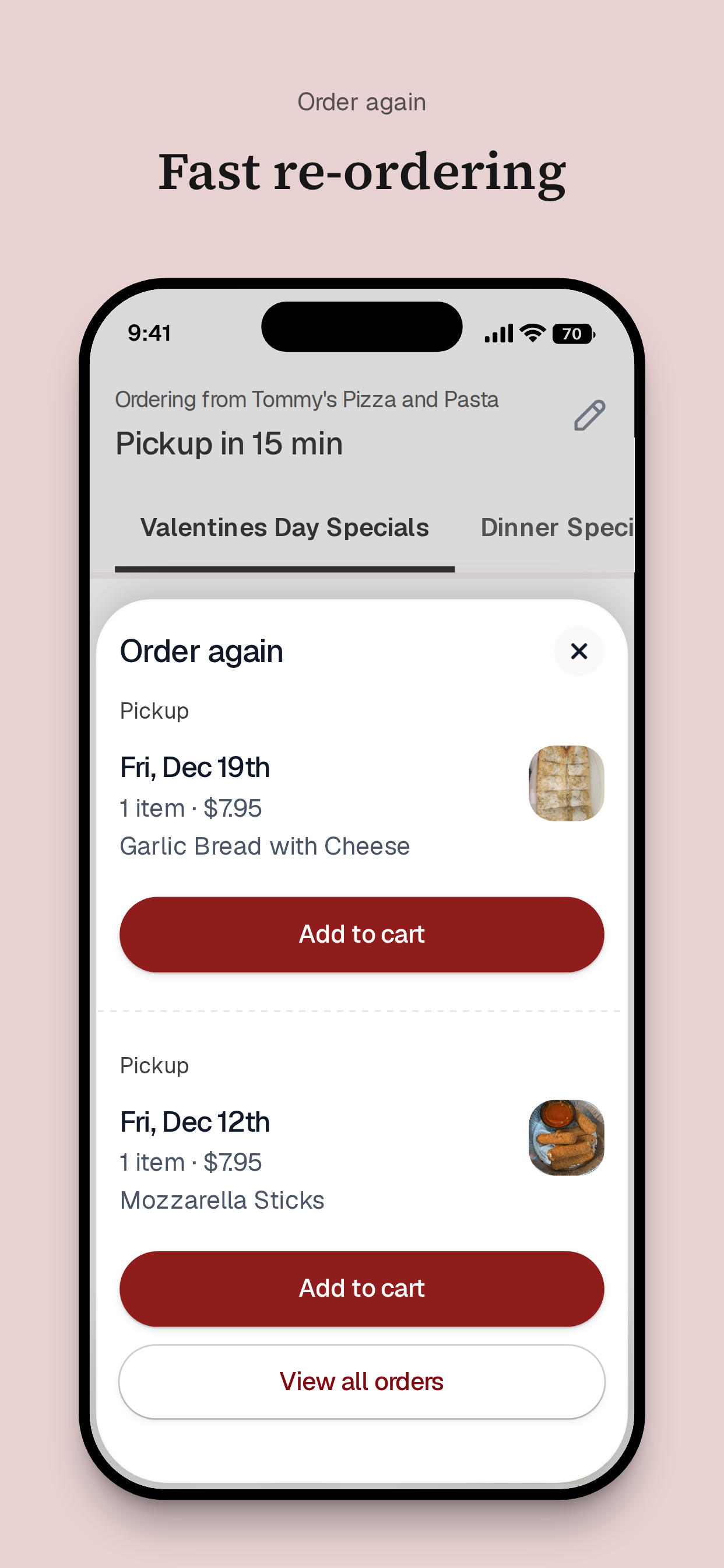 Tommy's Pizza and Pasta screenshot 4