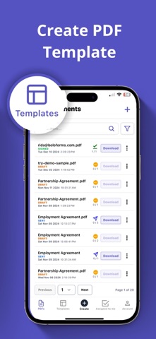 BoloSign - eSign PDF Documents iPhone screenshot
