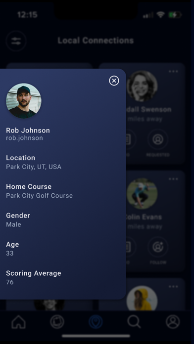 Golf Lounge iPhone screenshot 4 - Social Networking app