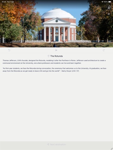 Undergraduate Admission at UVA iPad screenshot