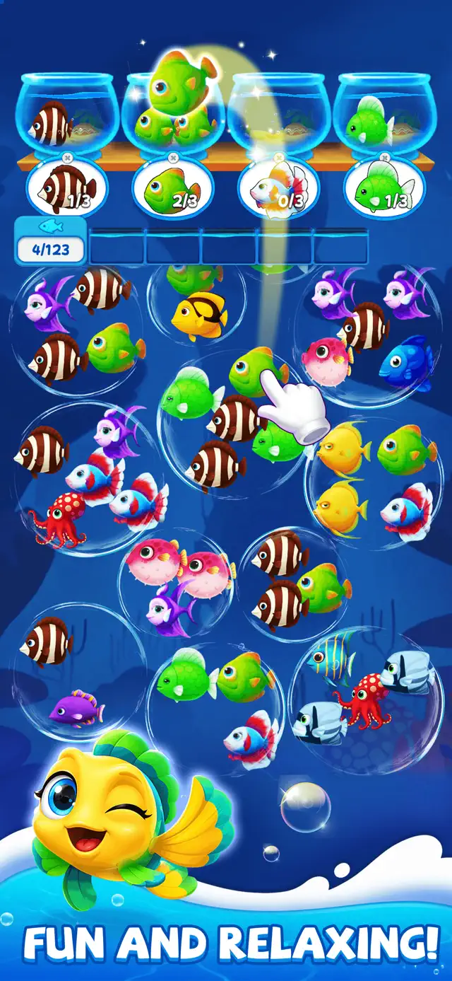 Fish Sort Puzzle - Bubble Jam screenshot 1