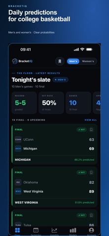 BracketIQ: College Basketball Screenshot 2 of 8