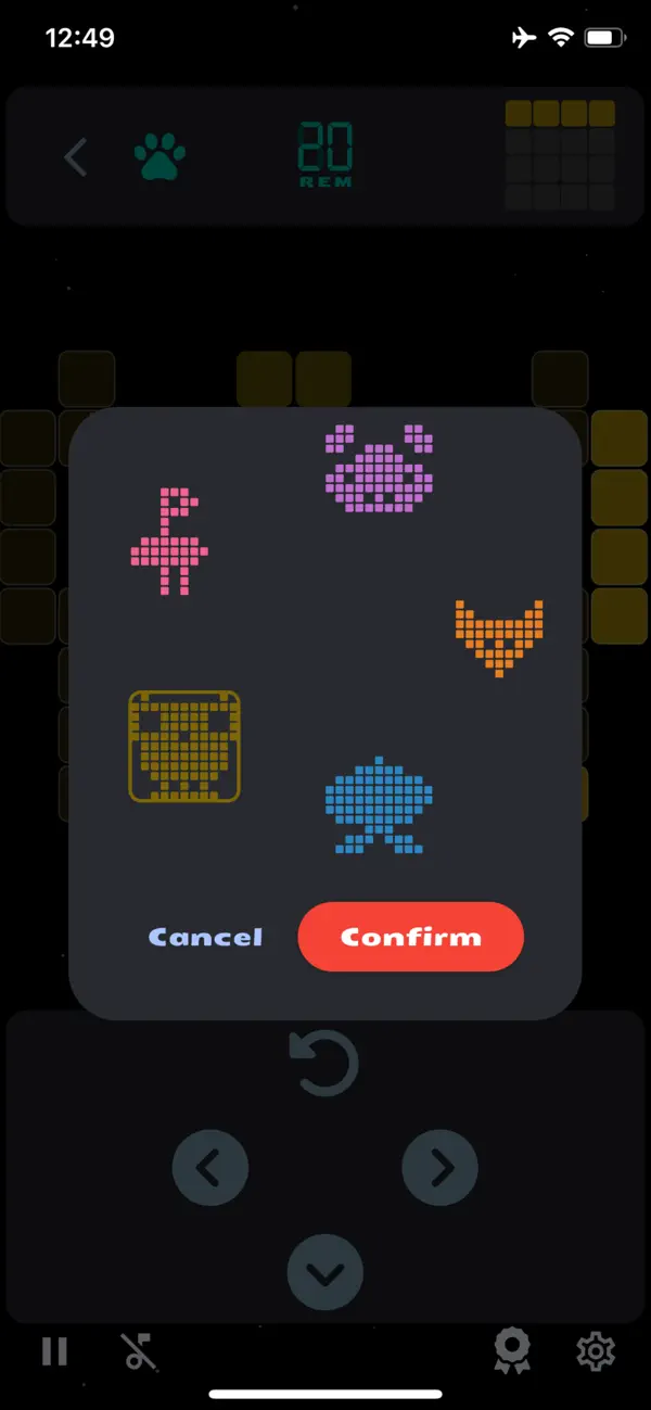 Screenshot #1 pour Techo Blocks: Retro Arcade