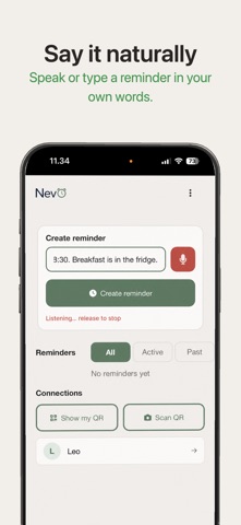 Nevö Remote Alarms iPhone screenshot
