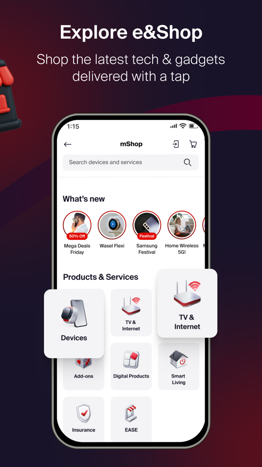 #4. e& UAE (iOS) 由: Emirates Telecommunications Corporation