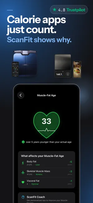 ScanFit – Food & Body Analysis screenshot 1
