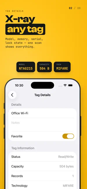 NFCore - NFC Tag Reader Writer screenshot 2