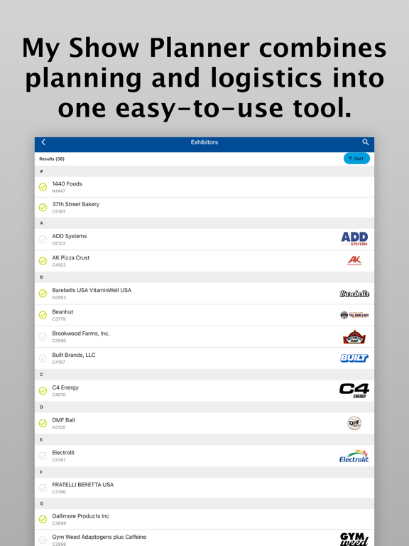 2025 NACS Show iPad screenshot