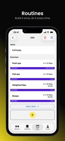 Strainup: Workout Builder screenshot