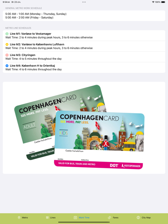 Screenshot #6 pour Copenhagen Subway Map