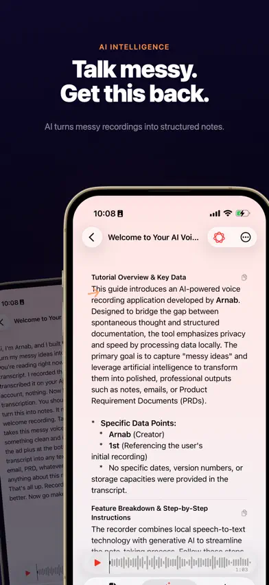 Ramble On - Voice Notes screenshot 2