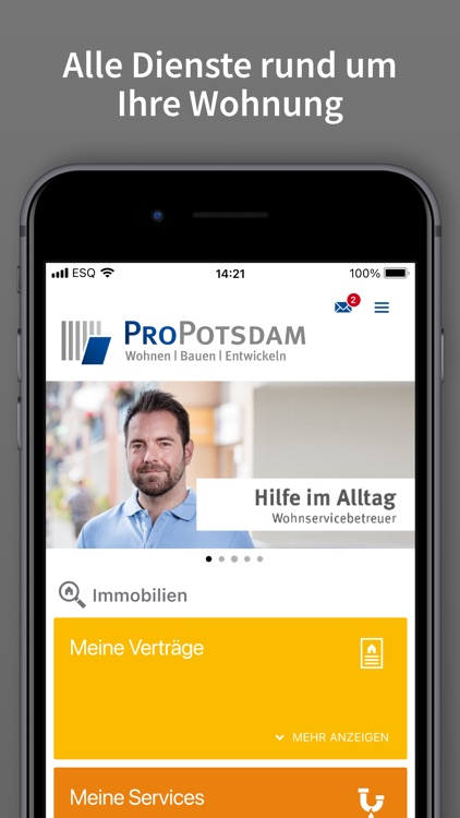 ProPotsdam Kunden-App