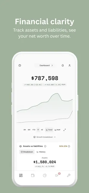 Hazel Money: Net worth tracker screenshot 2
