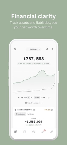 Hazel Money: Net worth tracker Screenshot 2 of 8