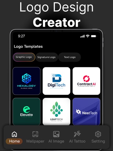 AI Logo Maker, Creator Shop iPad screenshot