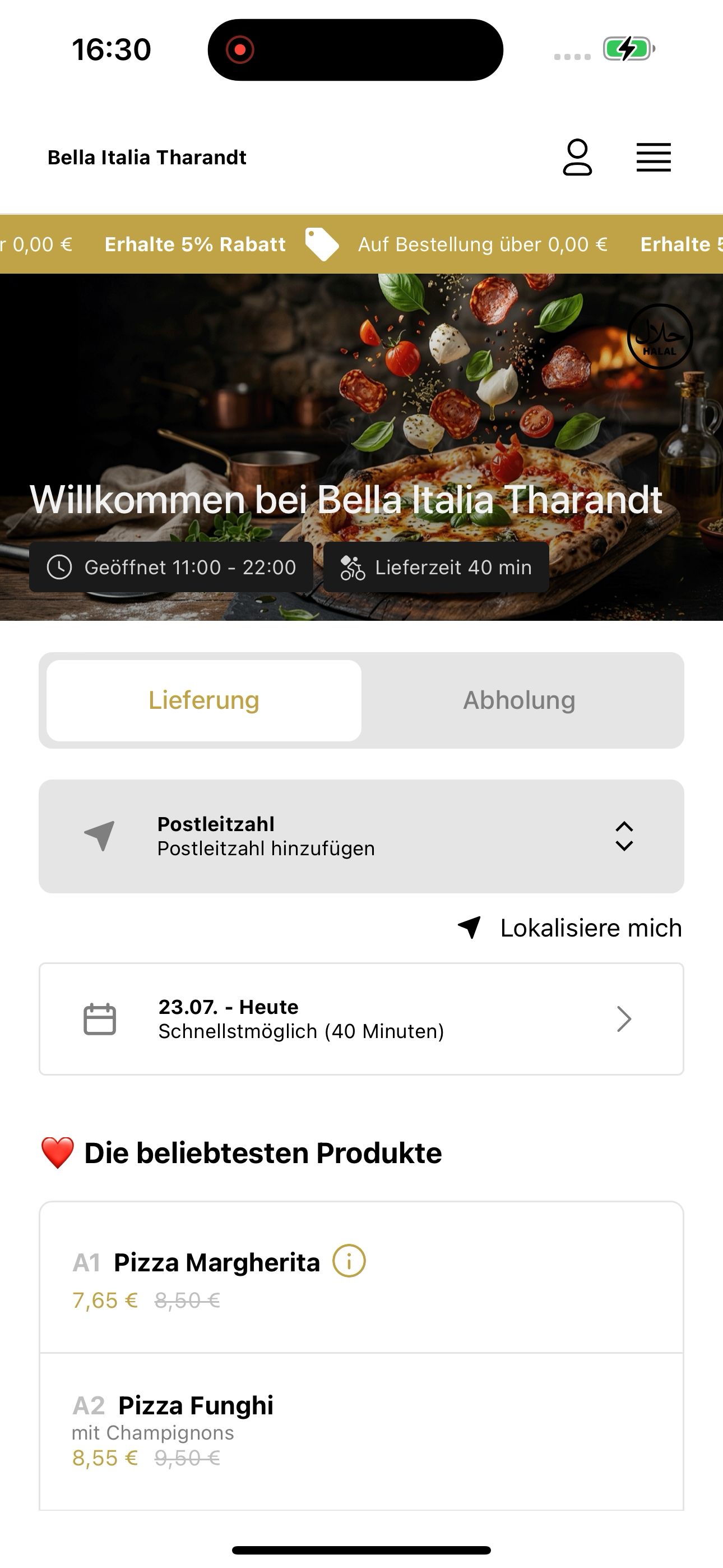 Bella Italia Restaurant screenshot 2