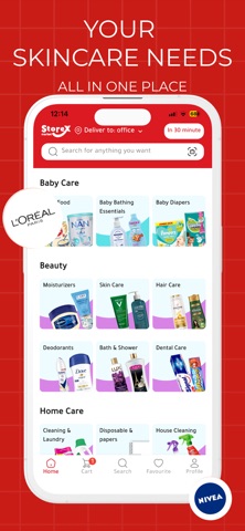 Online Shopping App by StoreX iPhone screenshot