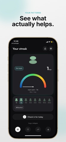 Cairn: Sober Streak Tracker Screenshot 3 of 5