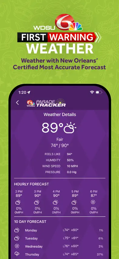 WDSU Parade Tracker screenshot 3