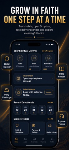 Daily Devotional for Men iPhone screenshot