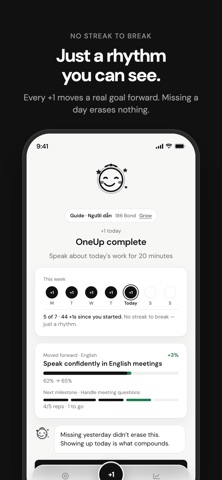 OneUp: Daily +1 with Omi AI screenshot 2
