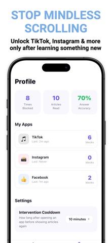 CurioLock: App Blocker & Focus Screenshot 1 of 5