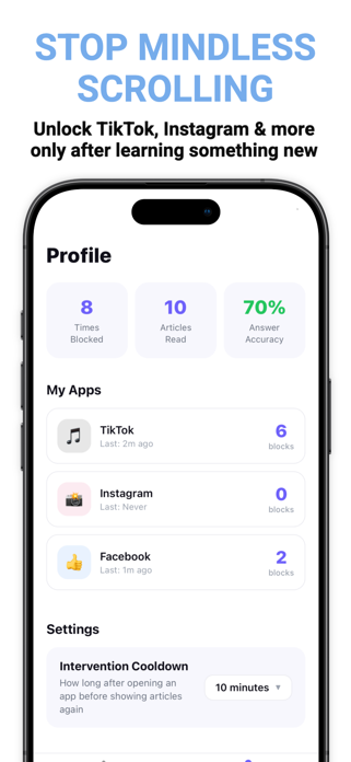 CurioLock: App Blocker & Focus Screenshot 1 of 5