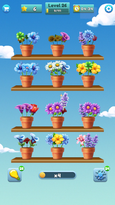 Flower Matching Game Screenshot