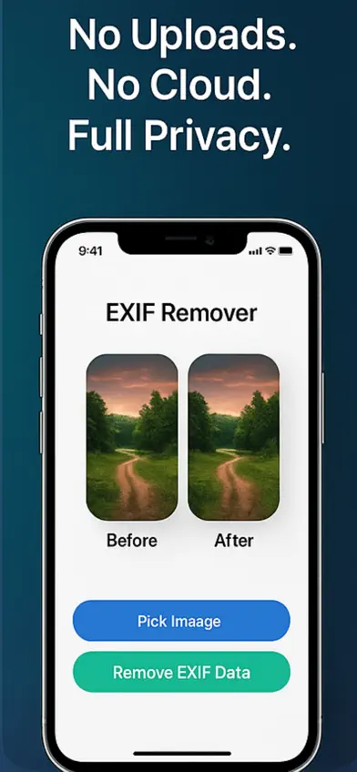 EXIF Remover & Photo Cleaner screenshot 1