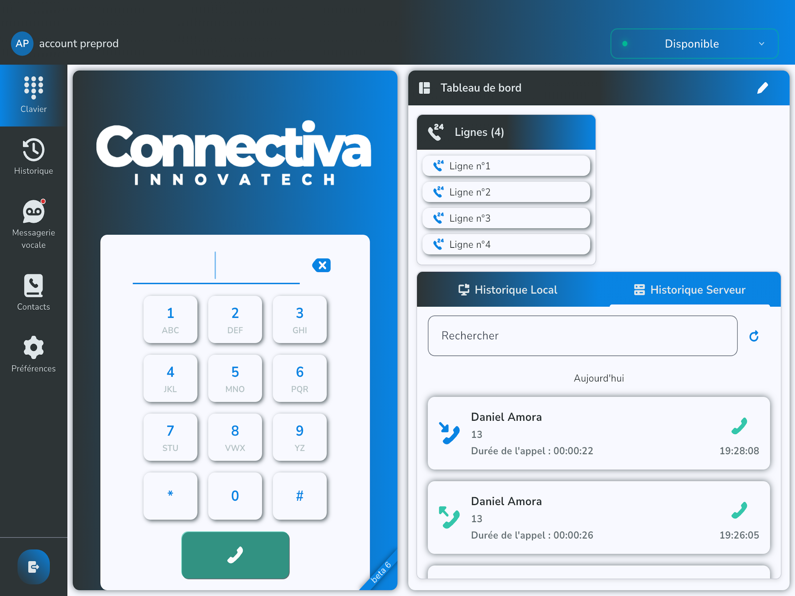 MySoftphone screenshot 4