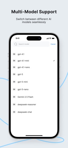 Open MobileUI iPhone screenshot