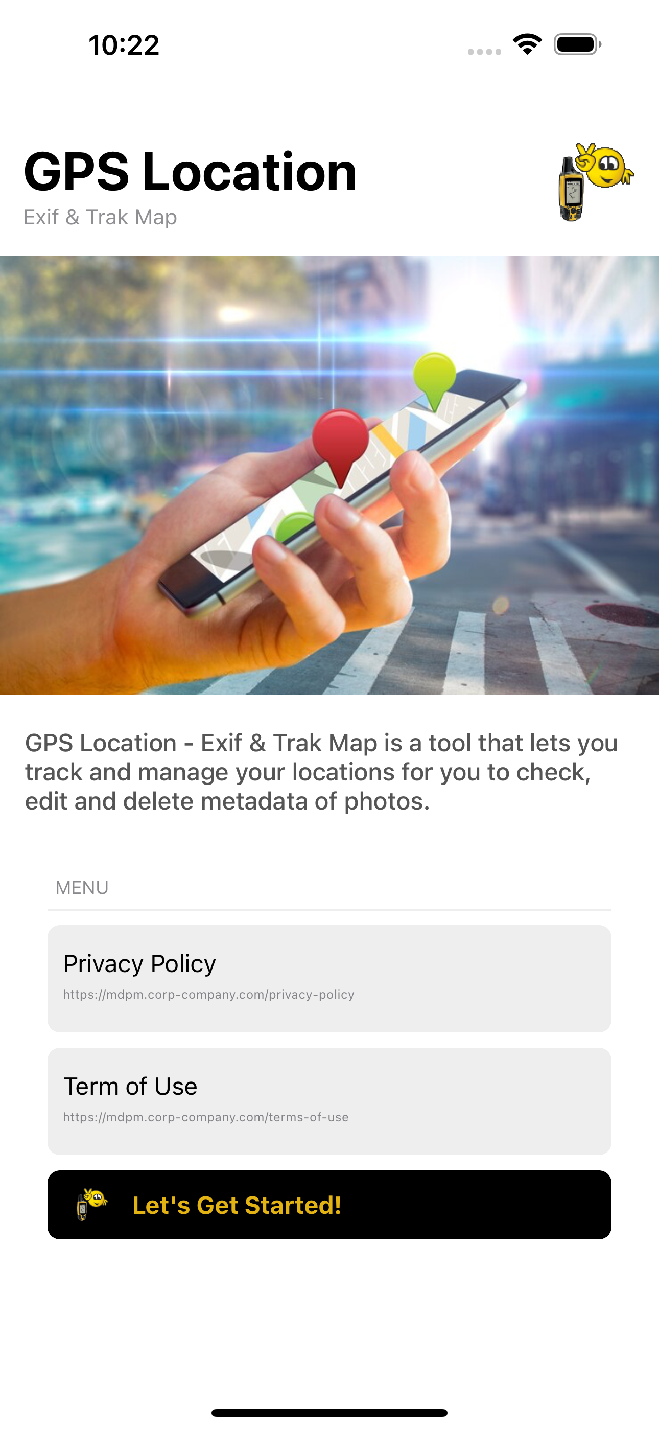 GPS Location - Exif & Trak Map