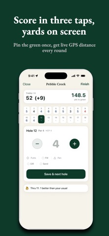 Golf Scorecard: ParKeeper GPS iPhone screenshot