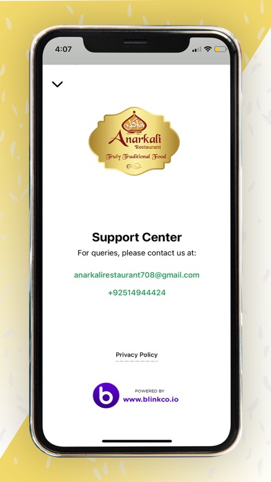 Anarkali Restaurant Screenshot