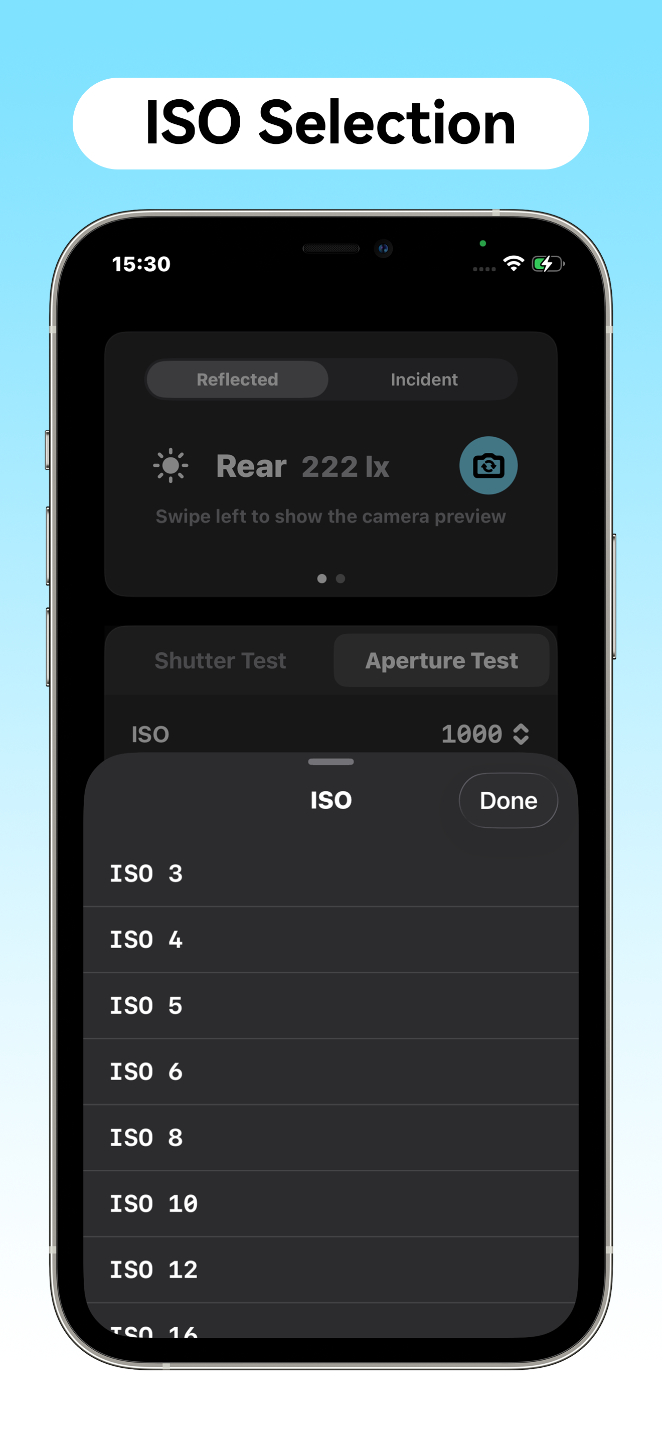 Camera Light Meter screenshot 4