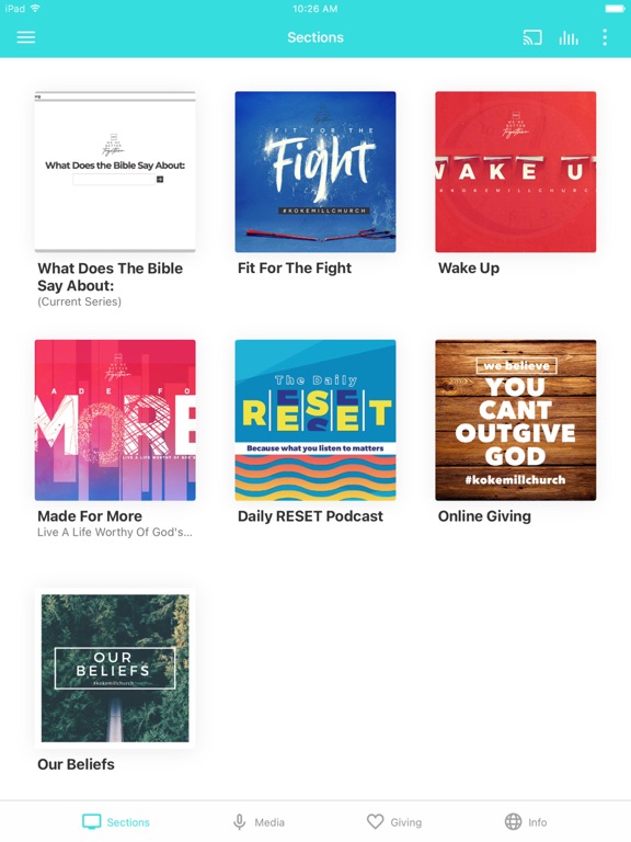 Koke Mill Christian Church iPad screenshot 1 - Education app