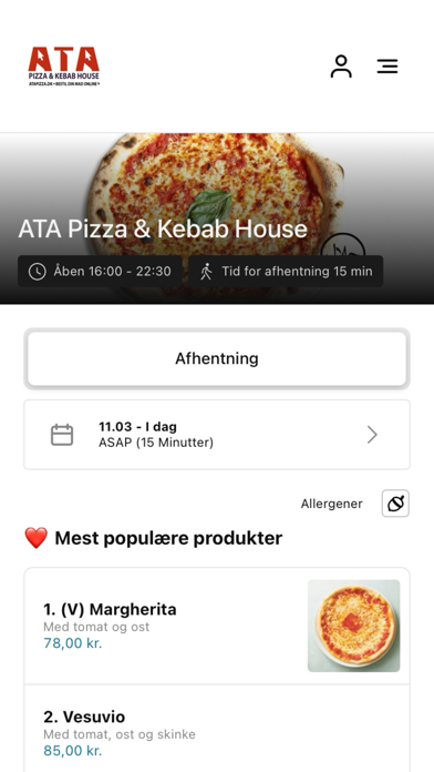 Screenshot #1 pour ATA Pizza & Kebab House