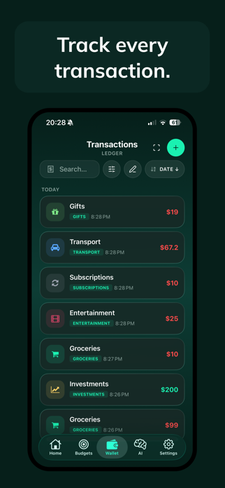 Ovlo: AI Expense Tracker Screenshot 6 of 7