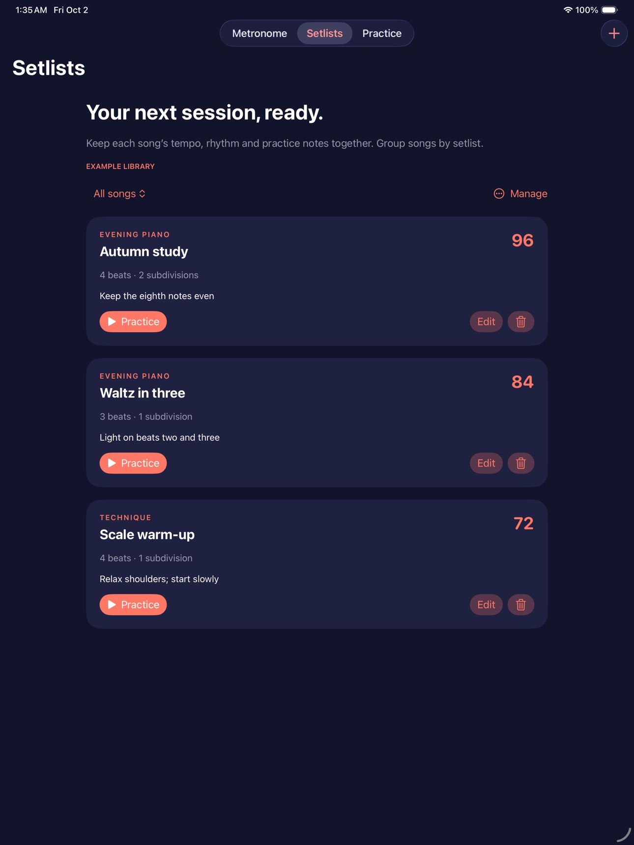 Screenshot 5 of BeatBench: Practice & Tempo